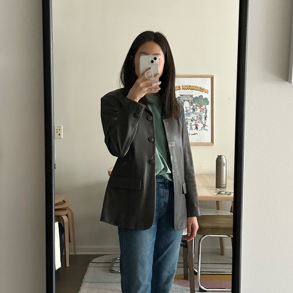 Vintage Pellacci Brown Leather Jacket - Picture 7 of 10